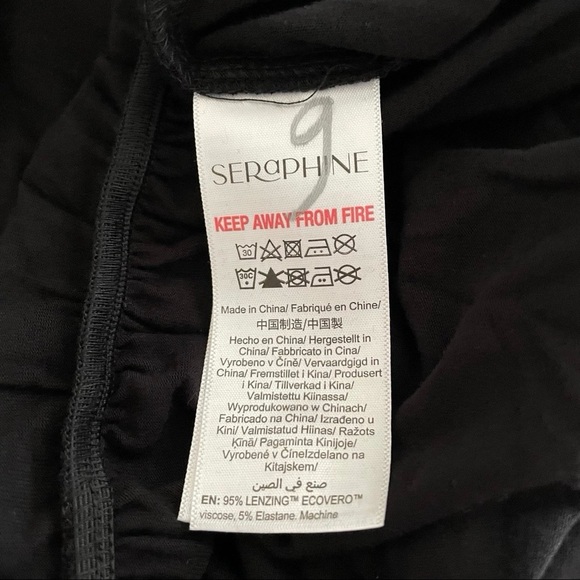 Seraphine Black Maternity & Nursing Jumpsuit 6 - Picture 3 of 12